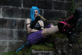 League of Legends LoL Jinx Cosplay Kostüme Outfits Halloween Karneval Set
